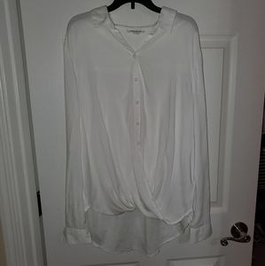 White Button Up Top